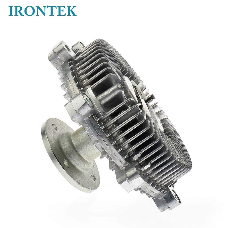 IRONTEK قابض مروحة تبريد المحرك IRONTEK 1712082Z10 مناسب لنيسان [05-14 فرونتير 4.0L، 12-14 NV1500 4.0L/NV2500 4.0L/ NV3500 4.0L، 05-12 باثفايندر 4.0L/ إكستيرا 4.0L] قابض مروحة المبرد 21082EA200 - Image 2